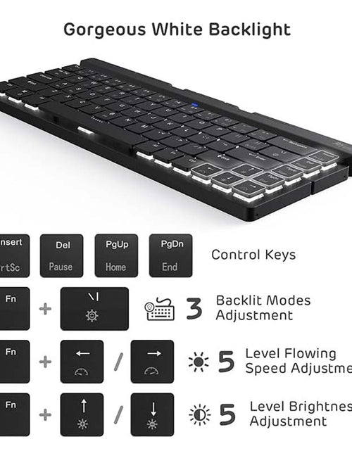 Load image into Gallery viewer, Portable Foldable Bluetooth Keyboard
