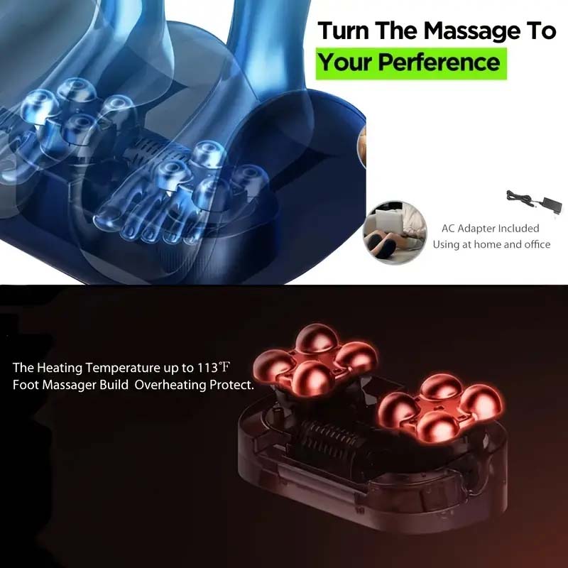 Foot Massager for Circulation & Relaxation with Heat - Perfect Father's Day & Mother's Day Gift