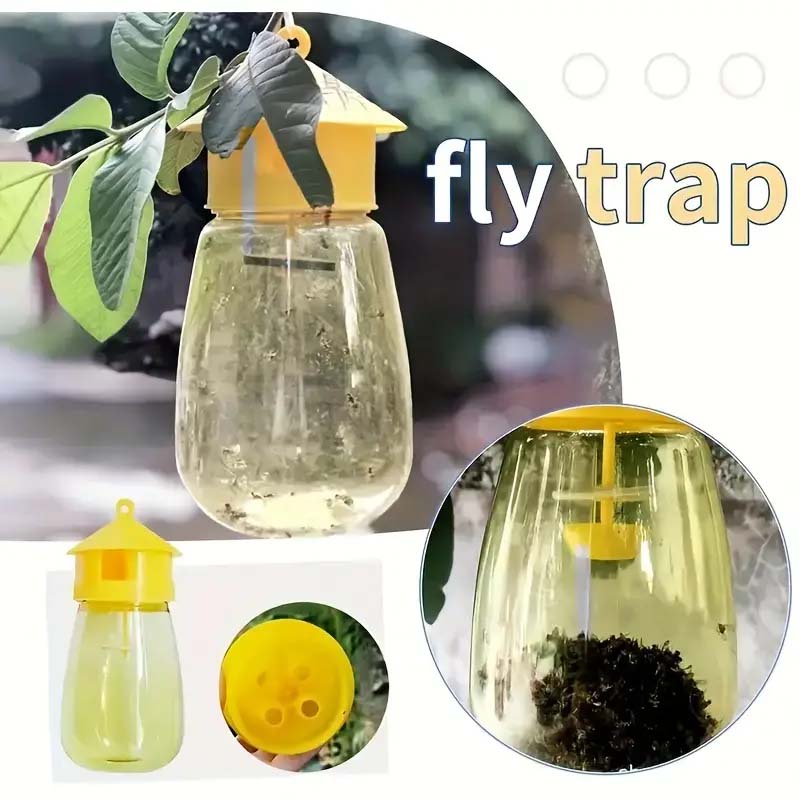 Reusable Non-Toxic Fruit Fly Trap - No Batteries Needed | Eco-Friendly Pest Control