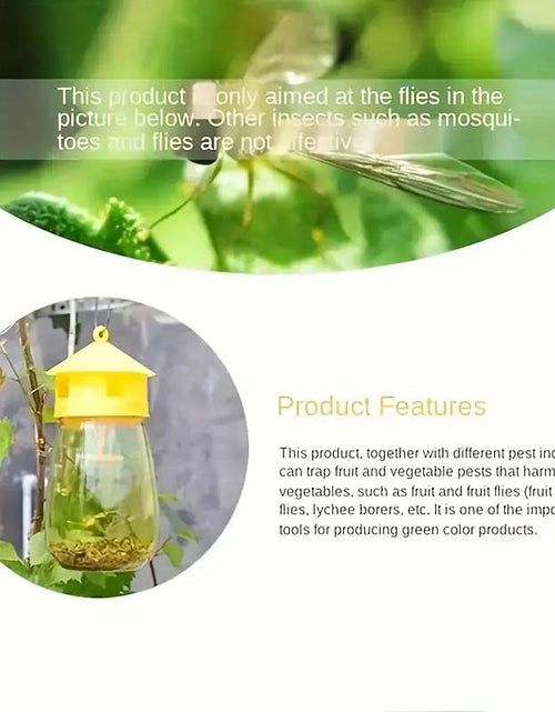 Load image into Gallery viewer, Reusable Non-Toxic Fruit Fly Trap - No Batteries Needed | Eco-Friendly Pest Control
