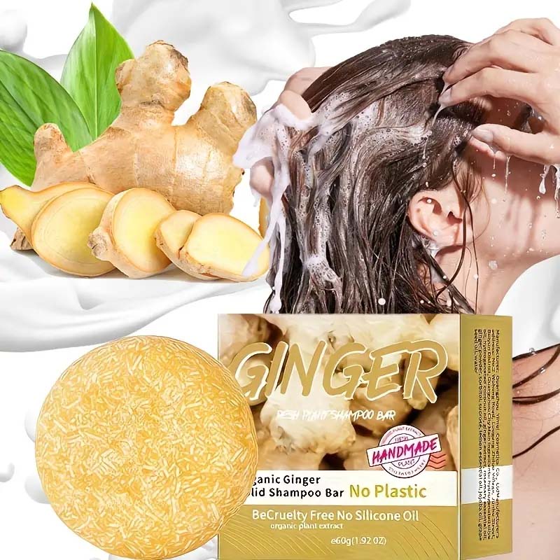 Natural Extract Ginger Hair Soap