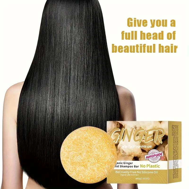 Natural Extract Ginger Hair Soap