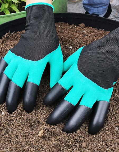 GardenGuard Gloves: Anti-Wear, Anti-Slip, Four-Claw Digging & Insulating Protection