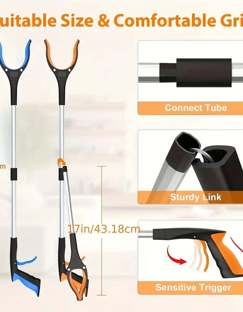 Load image into Gallery viewer, Foldable Grabber Tool Set - 360° Rotating Jaw, Magnetic Tip, Lightweight &amp; Heavy Duty
