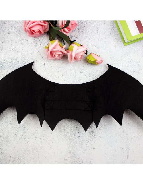 Load image into Gallery viewer, 🎃 Halloween Bat Wing Pet Costume - Spooky Fun for Cats &amp; Dogs
