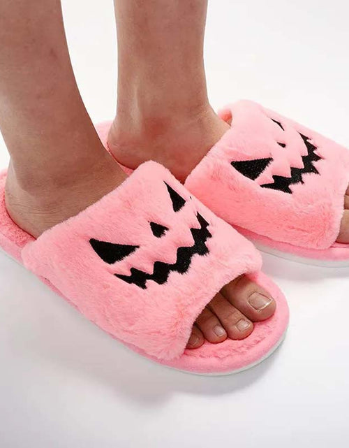 Load image into Gallery viewer, Halloween Winter Warm Slippers | Cute &amp; Cozy for Women
