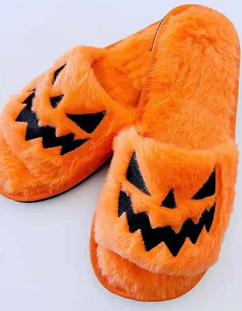 Load image into Gallery viewer, Halloween Winter Warm Slippers | Cute &amp; Cozy for Women
