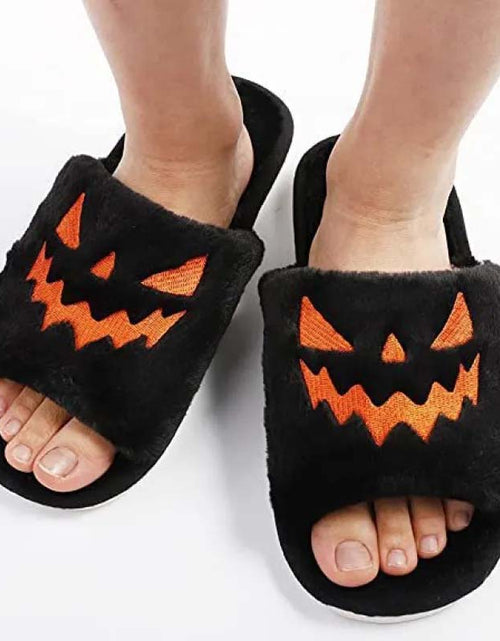 Load image into Gallery viewer, Halloween Winter Warm Slippers | Cute &amp; Cozy for Women
