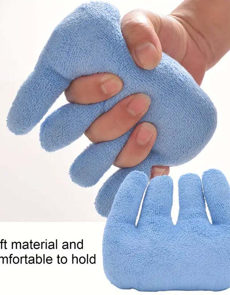 Blue Hand Rehabilitation Grip Cushion with Finger Separators | Prevents Pressure Sores-Zy Fulfill