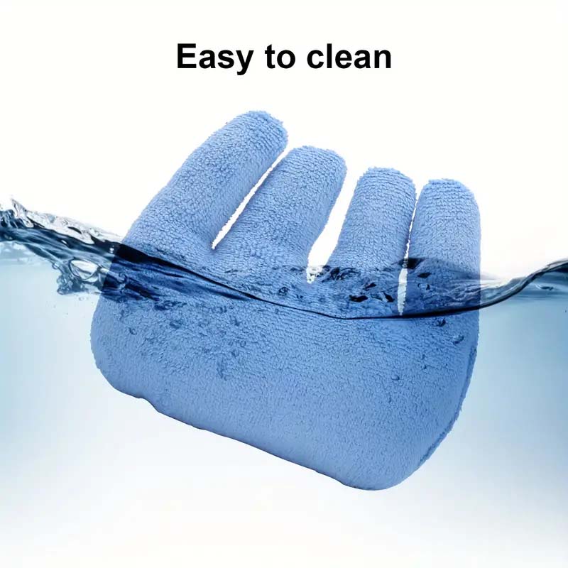 Blue Hand Rehabilitation Grip Cushion with Finger Separators | Prevents Pressure Sores