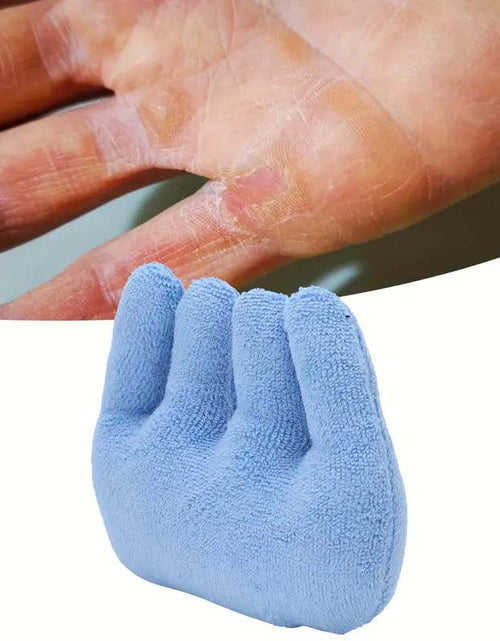 Load image into Gallery viewer, Blue Hand Rehabilitation Grip Cushion with Finger Separators | Prevents Pressure Sores
