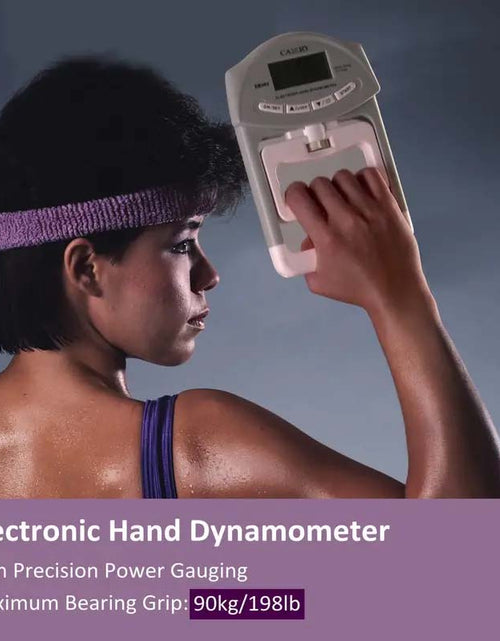 Load image into Gallery viewer, Camry Digital Hand Dynamometer - 198lbs Grip Strength Meter, Portable, Battery-Powered
