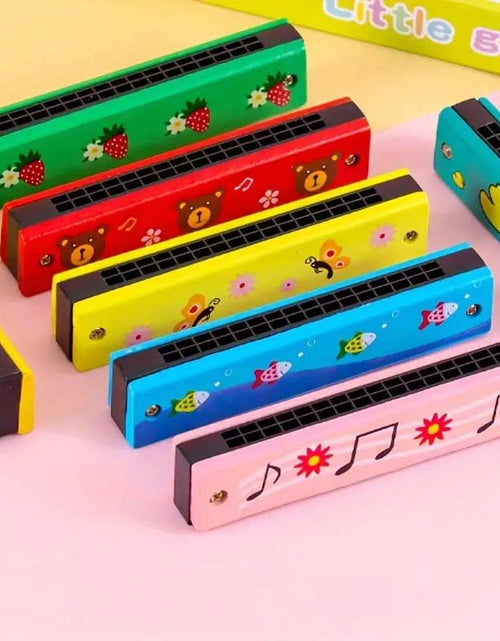 Load image into Gallery viewer, 16-Hole Harmonica Set – Beginner Musical Instrument Toy

