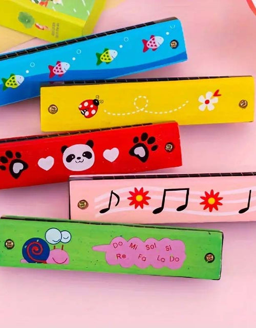 Load image into Gallery viewer, 16-Hole Harmonica Set – Beginner Musical Instrument Toy
