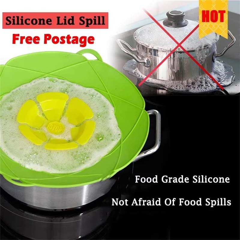 Multifunctional Spill-Proof Silicone Pot Lid-Zy Fulfill