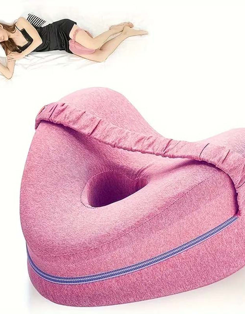 Load image into Gallery viewer, BEAUTRIP Ergonomic Memory Foam Knee Pillow with Strap for Side Sleepers
