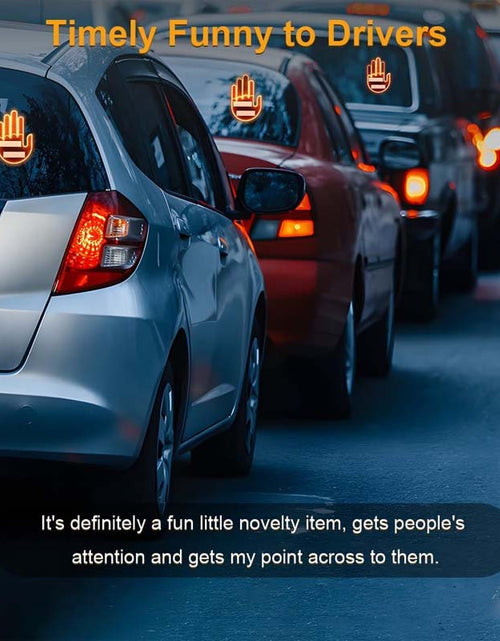 Load image into Gallery viewer, Car Finger Light | Funny LED Gesture Light with Remote Control
