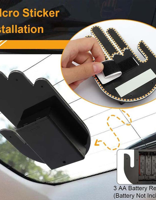 Load image into Gallery viewer, Car Finger Light | Funny LED Gesture Light with Remote Control
