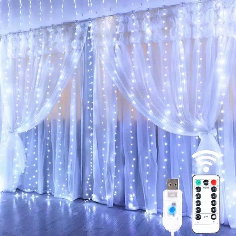 LED Fairy Curtain Lights for Indoor & Outdoor Decor | Warm Glow