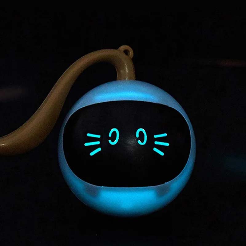 Automatic Smart Fitness Training Pet Cat AI Toy - Luminous LED Magic Ball