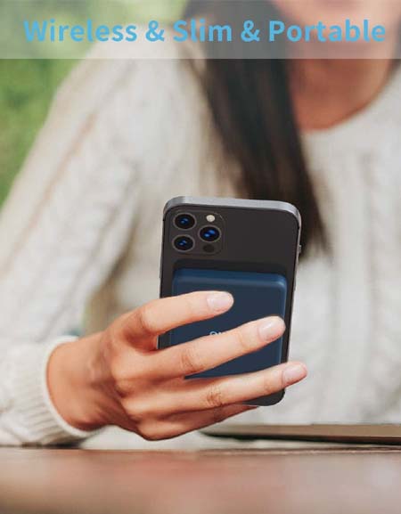 Load image into Gallery viewer, 5000mAh Wireless Charging Portable Power Bank
