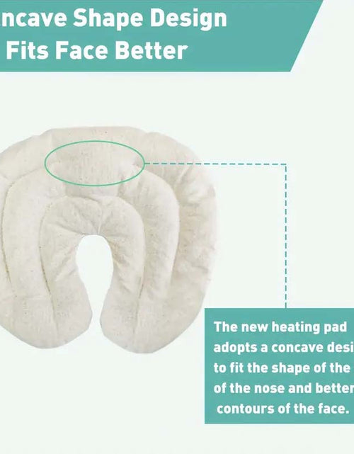 Load image into Gallery viewer, Microwave Heating Pad for Face – Hot/Cold Sinus Soothing Mask, Purple
