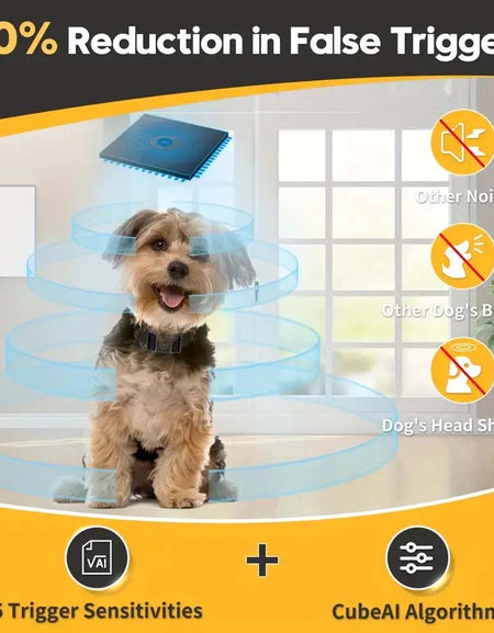 Mini Bark Collar for Small Dogs - Humane & Adjustable Training Aid-Zy Fulfill