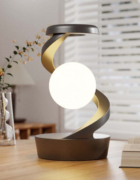 Rotating Moon Desk Lamp With Phone Wireless Charging-Zy Fulfill