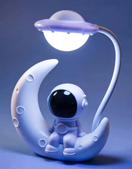 Moon Astronaut LED Nightlight - USB Rechargeable Desk Lamp-Zy Fulfill