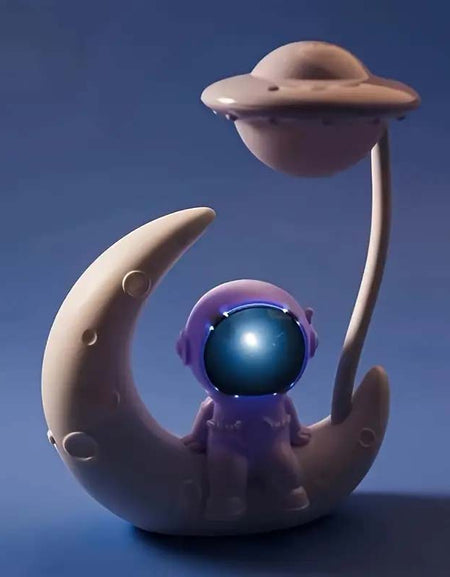 Moon Astronaut LED Nightlight - USB Rechargeable Desk Lamp-Zy Fulfill