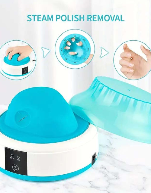 Load image into Gallery viewer, Pro Nail Polish Remover Machine - Electric Steam &amp; Phototherapy
