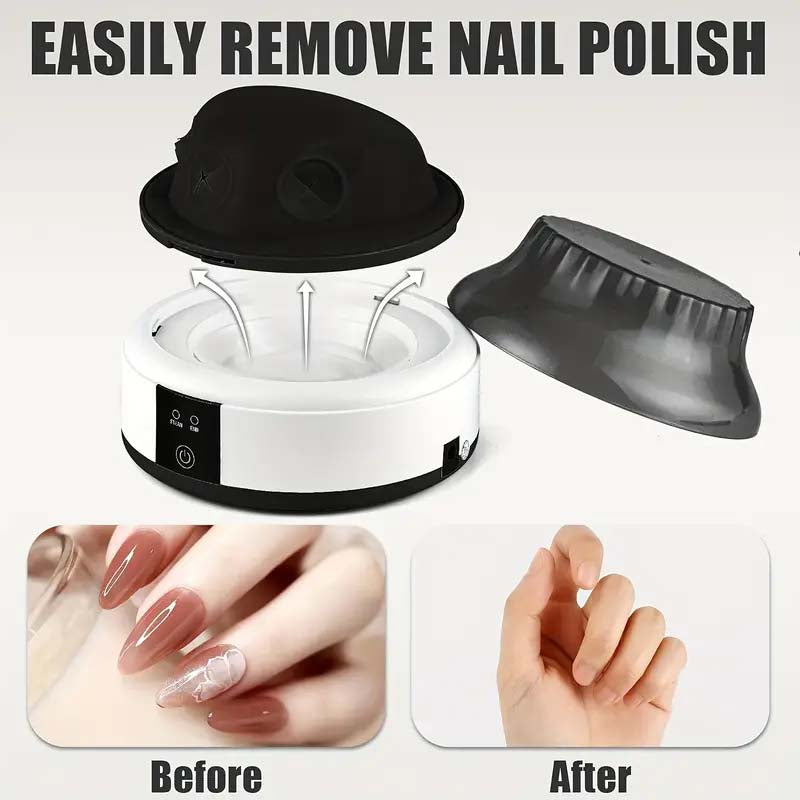 Pro Nail Polish Remover Machine - Electric Steam & Phototherapy