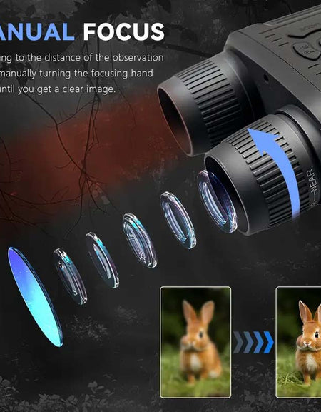 32GB Infrared Night Vision Binoculars - Perfect for Camping & Outdoor Use-Zy Fulfill