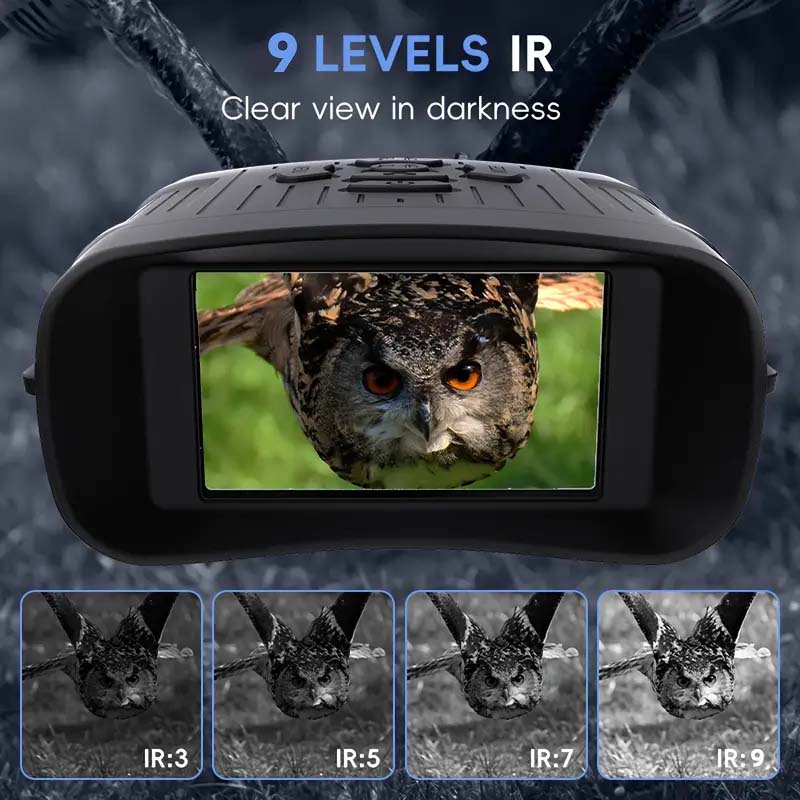 32GB Infrared Night Vision Binoculars - Perfect for Camping & Outdoor Use