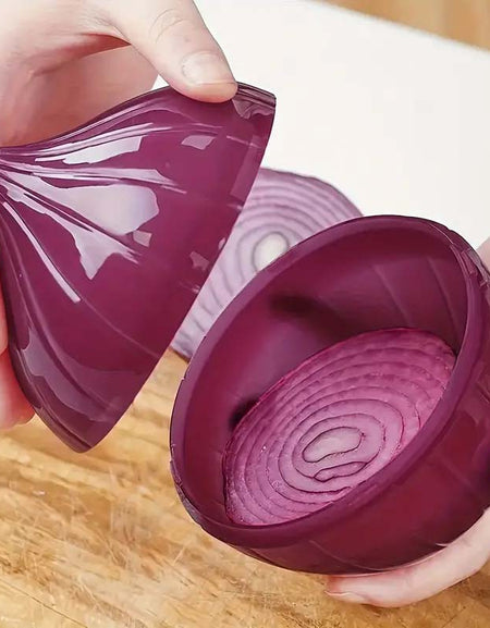 Airtight Purple Onion Storage Box – Reusable Kitchen Food Saver | Durable & Space-Saving-Zy Fulfill