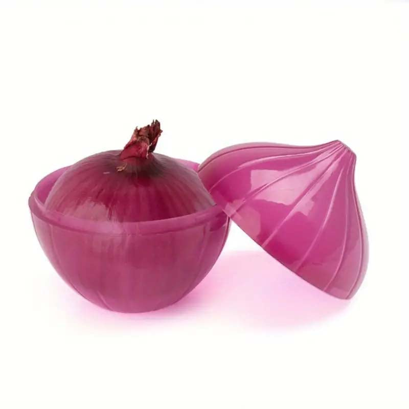 Airtight Purple Onion Storage Box – Reusable Kitchen Food Saver | Durable & Space-Saving