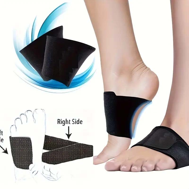 Supportive Insoles for Flat Feet - Shock Absorbing, Orthopedic Design