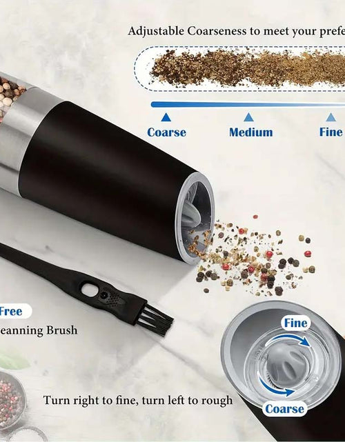 Load image into Gallery viewer, Electric Salt &amp; Pepper Grinder Set - One-Hand Operation &amp; LED Light-Zy Fulfill
