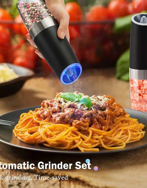 Load image into Gallery viewer, Electric Salt &amp; Pepper Grinder Set - One-Hand Operation &amp; LED Light-Zy Fulfill
