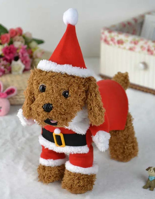 Load image into Gallery viewer, Pet Christmas Standing Costume – Festive Holiday Outfit for Pets
