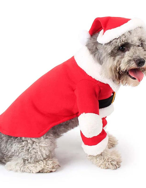 Load image into Gallery viewer, Pet Christmas Standing Costume – Festive Holiday Outfit for Pets
