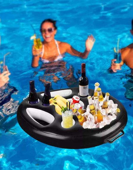 Foldable PVC Swimming Pool Drink Holder Floats for Adults and Kids-Zy Fulfill