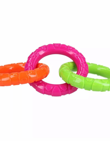 Multicolor Dog Play Rings-Zy Fulfill