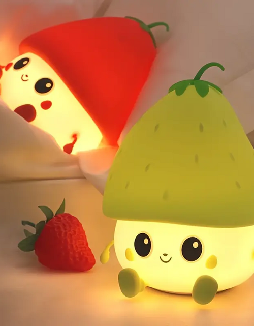 Load image into Gallery viewer, Strawberry USB LED Night Light
