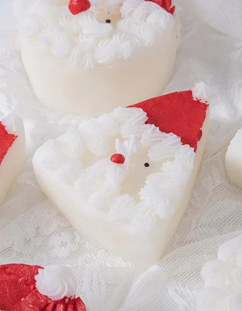 Load image into Gallery viewer, Santa Claus Decorative Cake Candle - Handmade Christmas Gift
