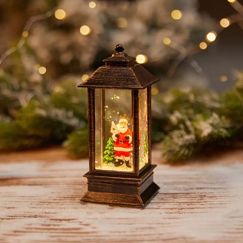 Battery-Powered Snowman Santa Christmas Night Light