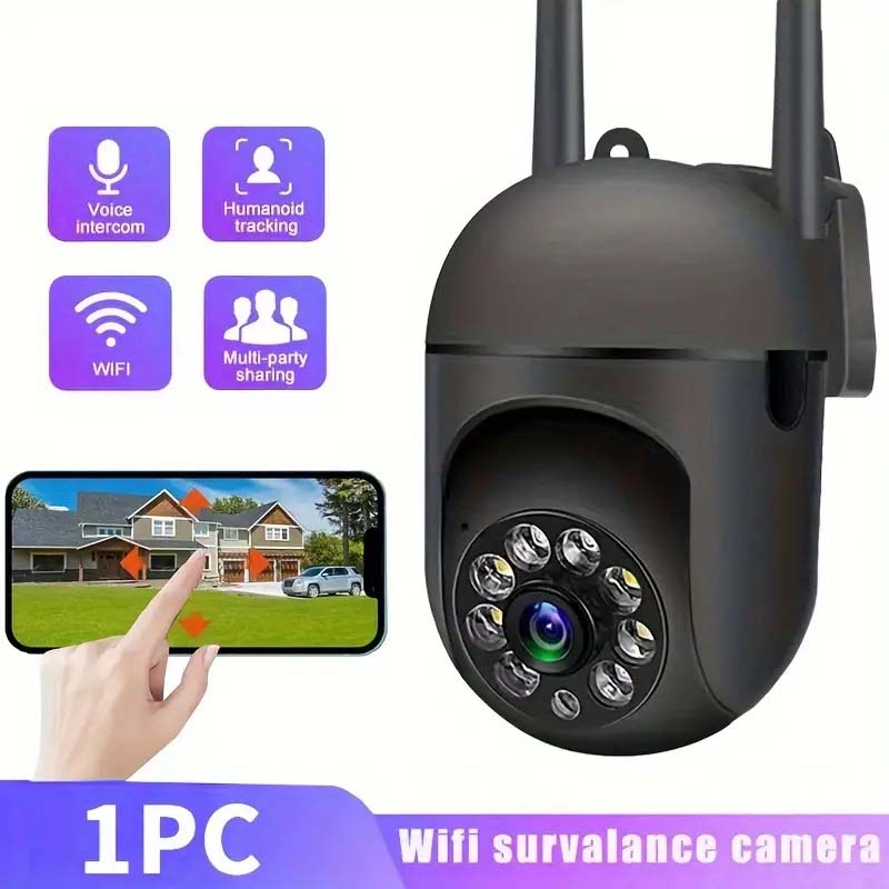 HD WiFi 355° Night Vision Security Camera - Indoor/Outdoor, AI Detection, Two-Way Audio