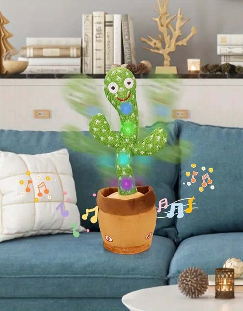 Load image into Gallery viewer, Singing Dancing Cactus Toy – Fun Glowing Ornament &amp; Perfect Gift for All Ages
