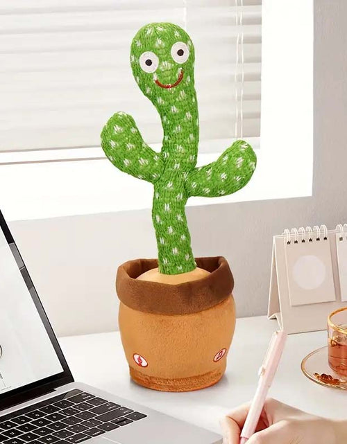 Load image into Gallery viewer, Singing Dancing Cactus Toy – Fun Glowing Ornament &amp; Perfect Gift for All Ages
