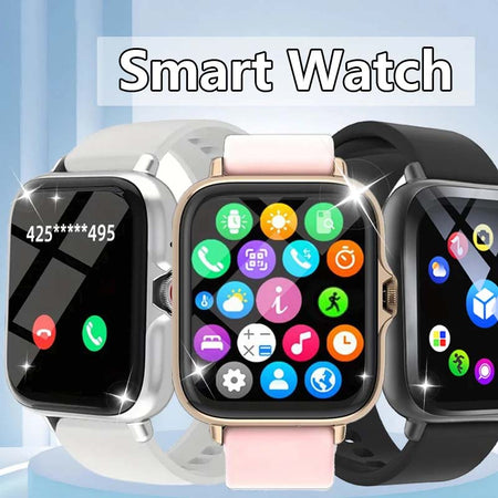 Full-Screen Touch Smart Watch: Caller Alert, Multi-Functional Connectivity-Zy Fulfill
